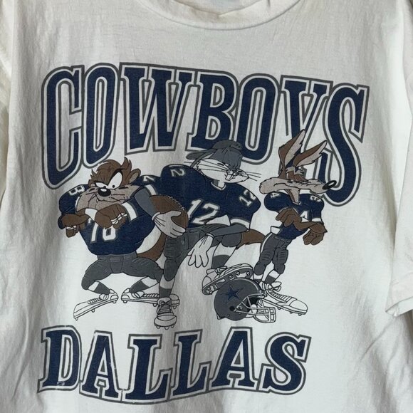 Vintage 90's Graphic T-shirt - Cowboys Looney Tunes - Picture 1 of 6